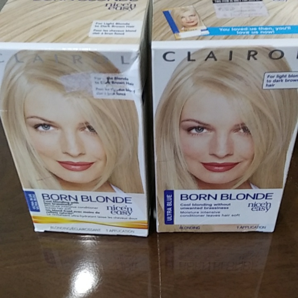 Clairol born blonde. Discontinued. New in box. Sealed. Hair color.